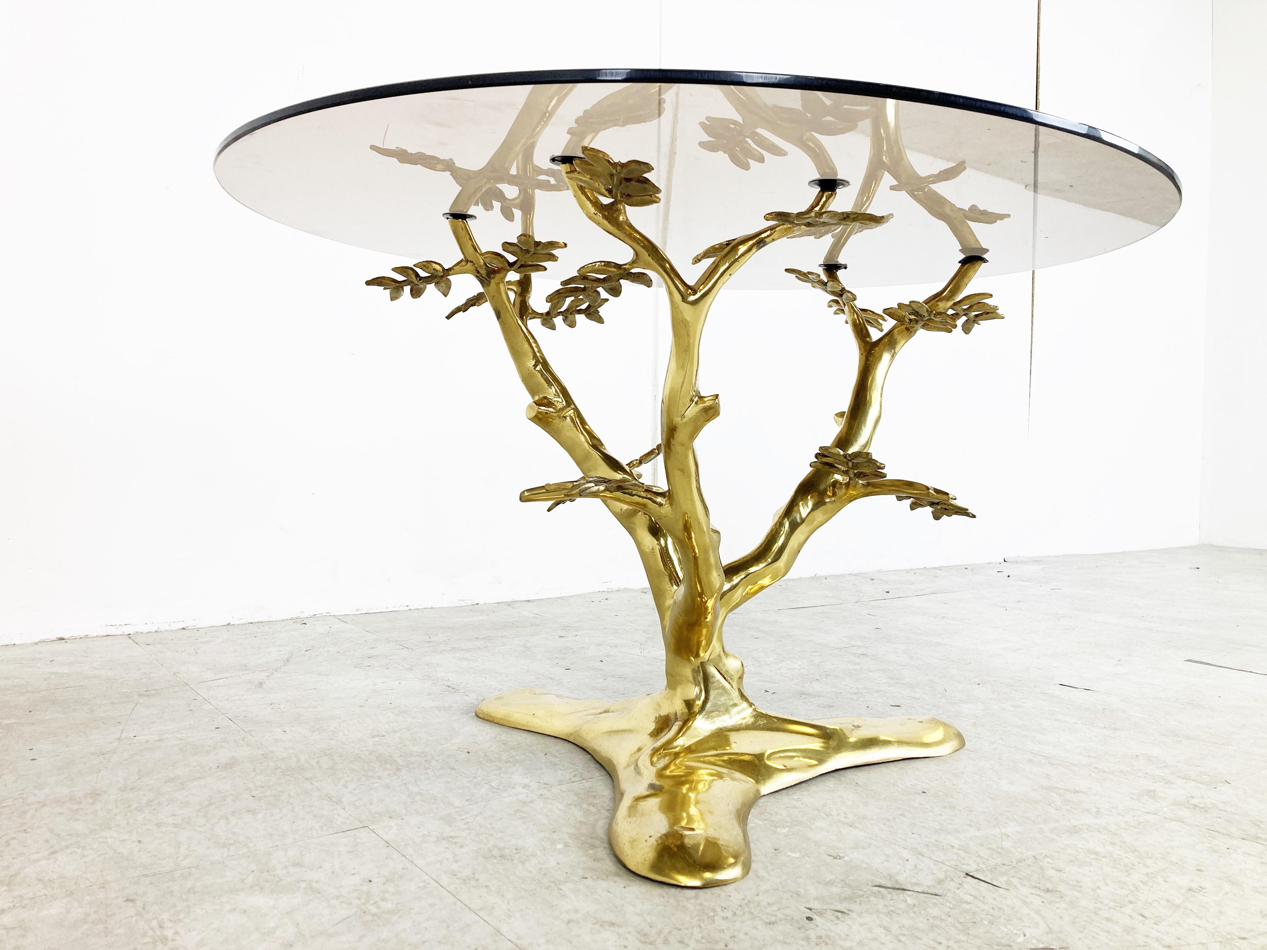 Vintage Brass Coffee Table, 1970s For Sale 4
