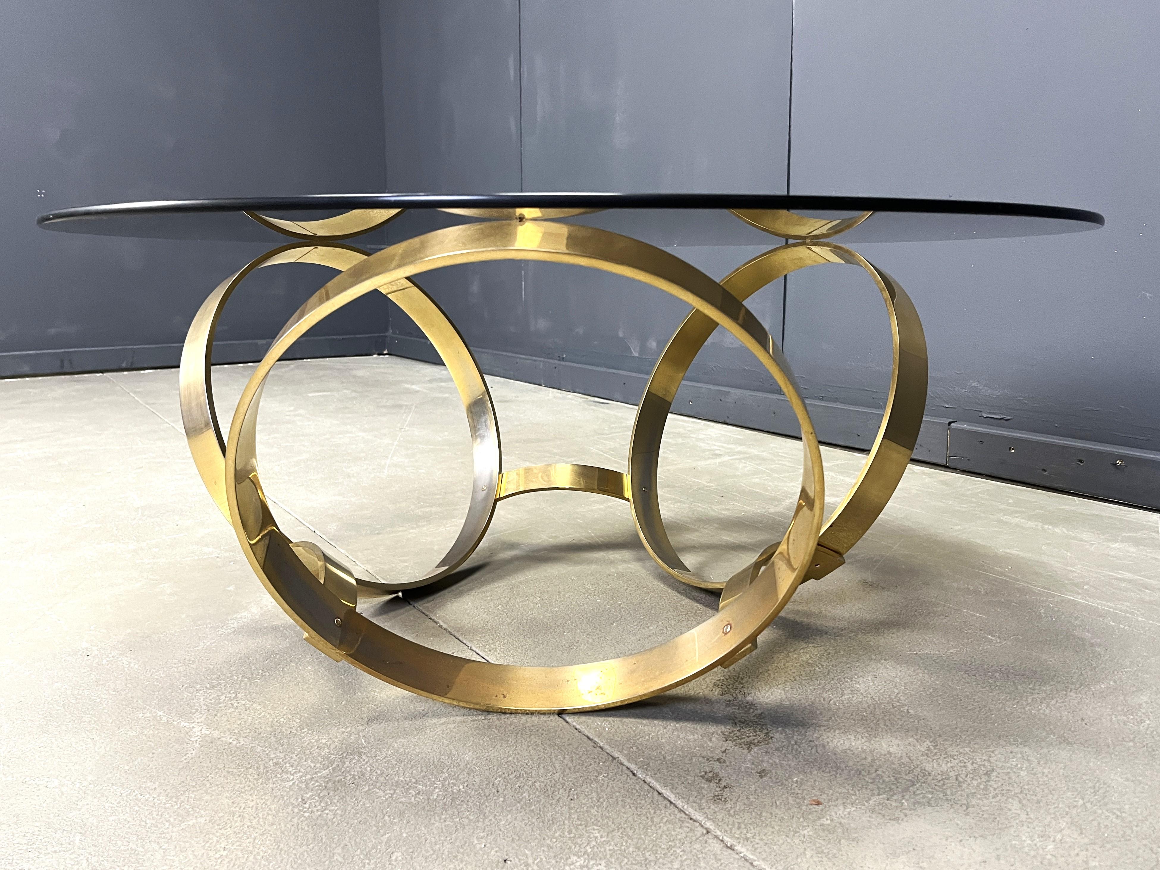 Table basse vintage attribuée à Knut Hesterberg, 1970 en vente 3