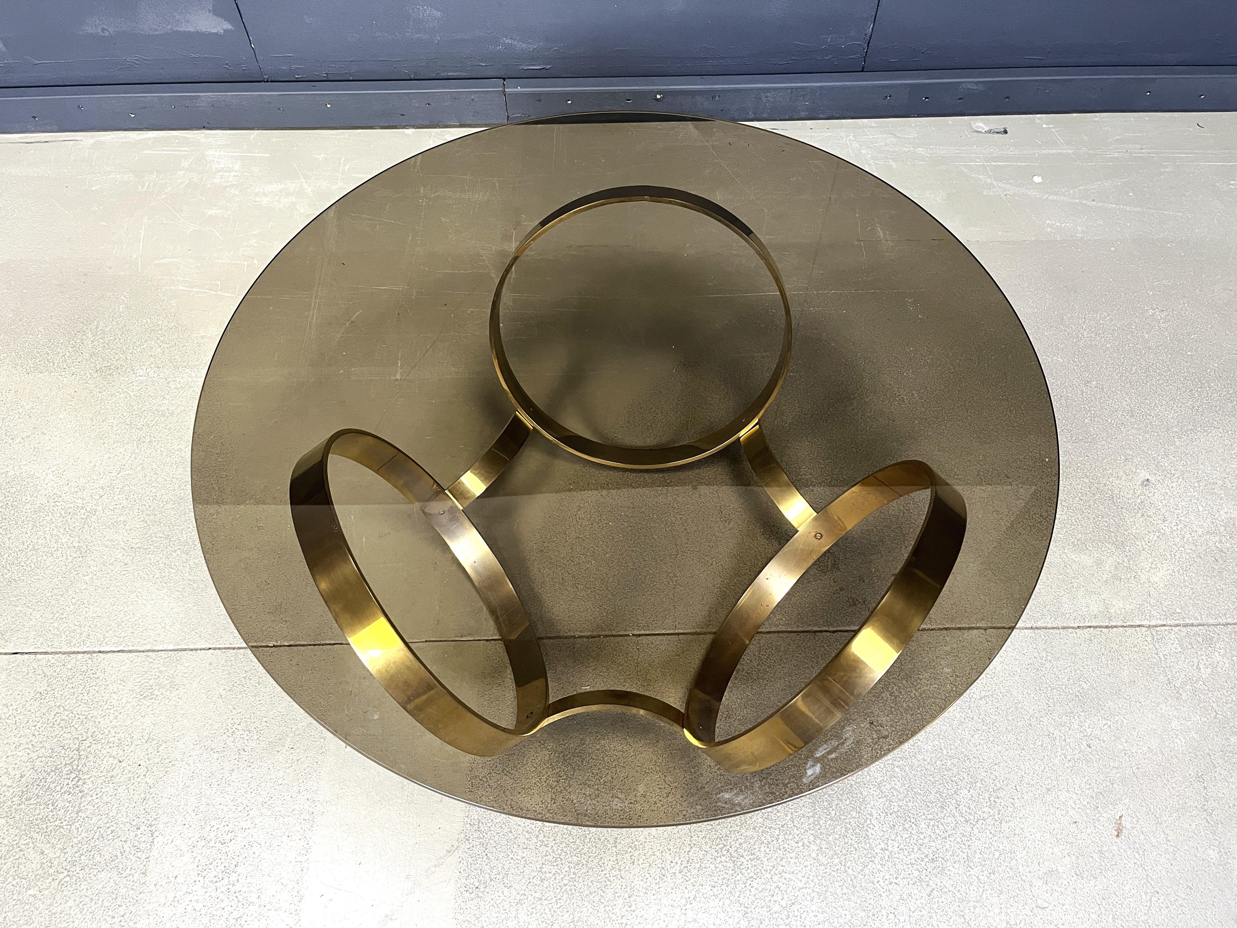 Table basse vintage attribuée à Knut Hesterberg, 1970 en vente 4