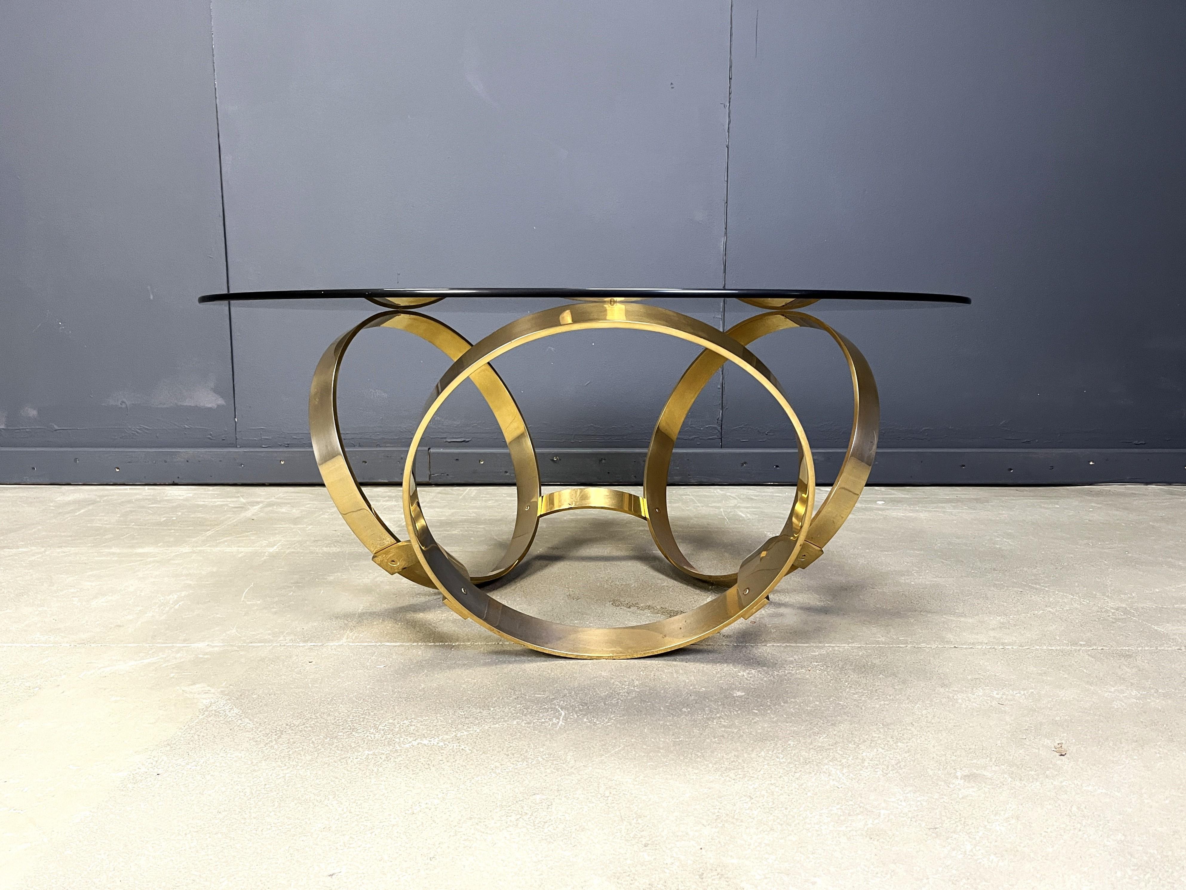 Allemand Table basse vintage attribuée à Knut Hesterberg, 1970 en vente