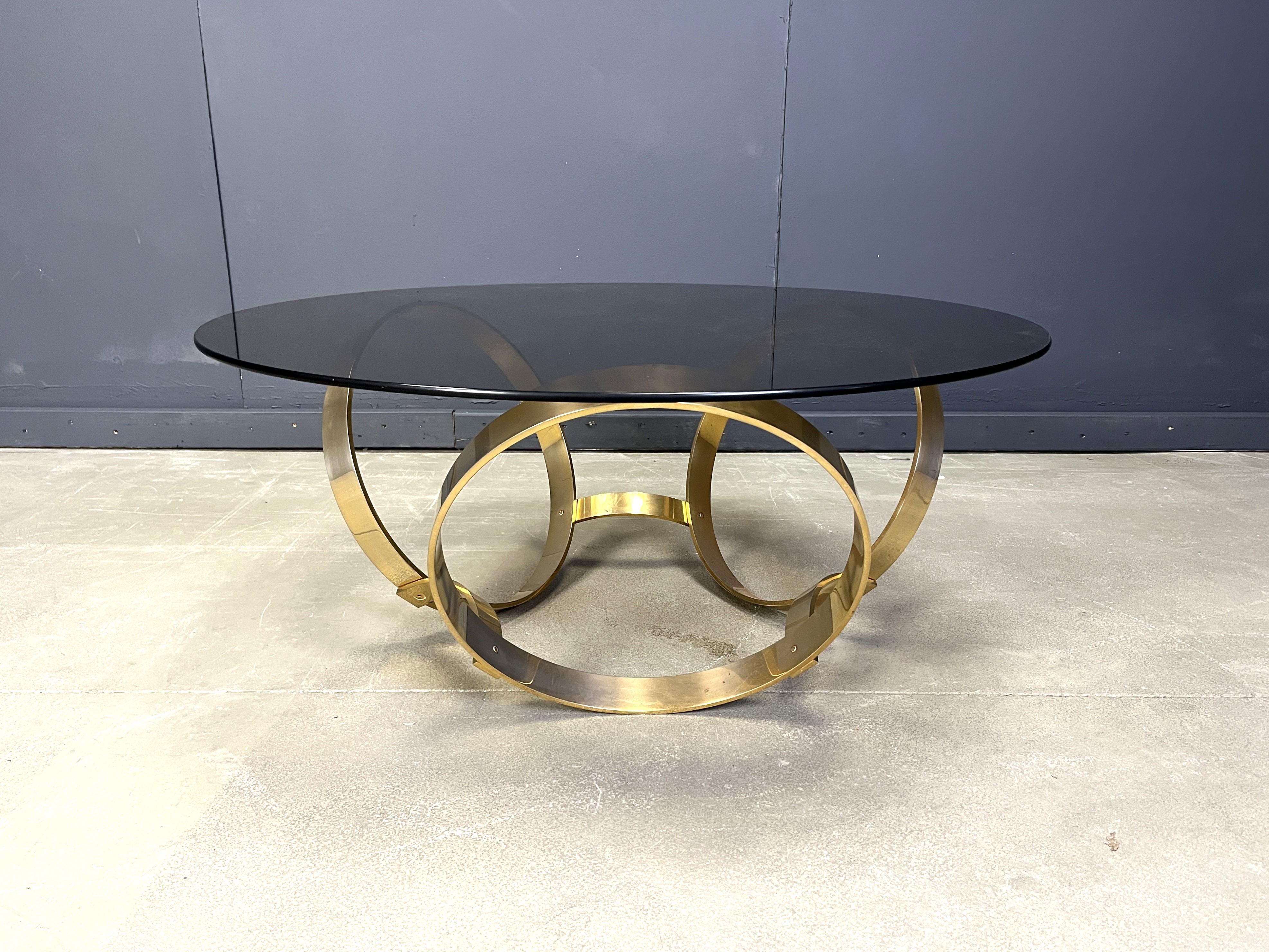 Table basse vintage attribuée à Knut Hesterberg, 1970 Bon état - En vente à Leuven, Vlaams Gewest