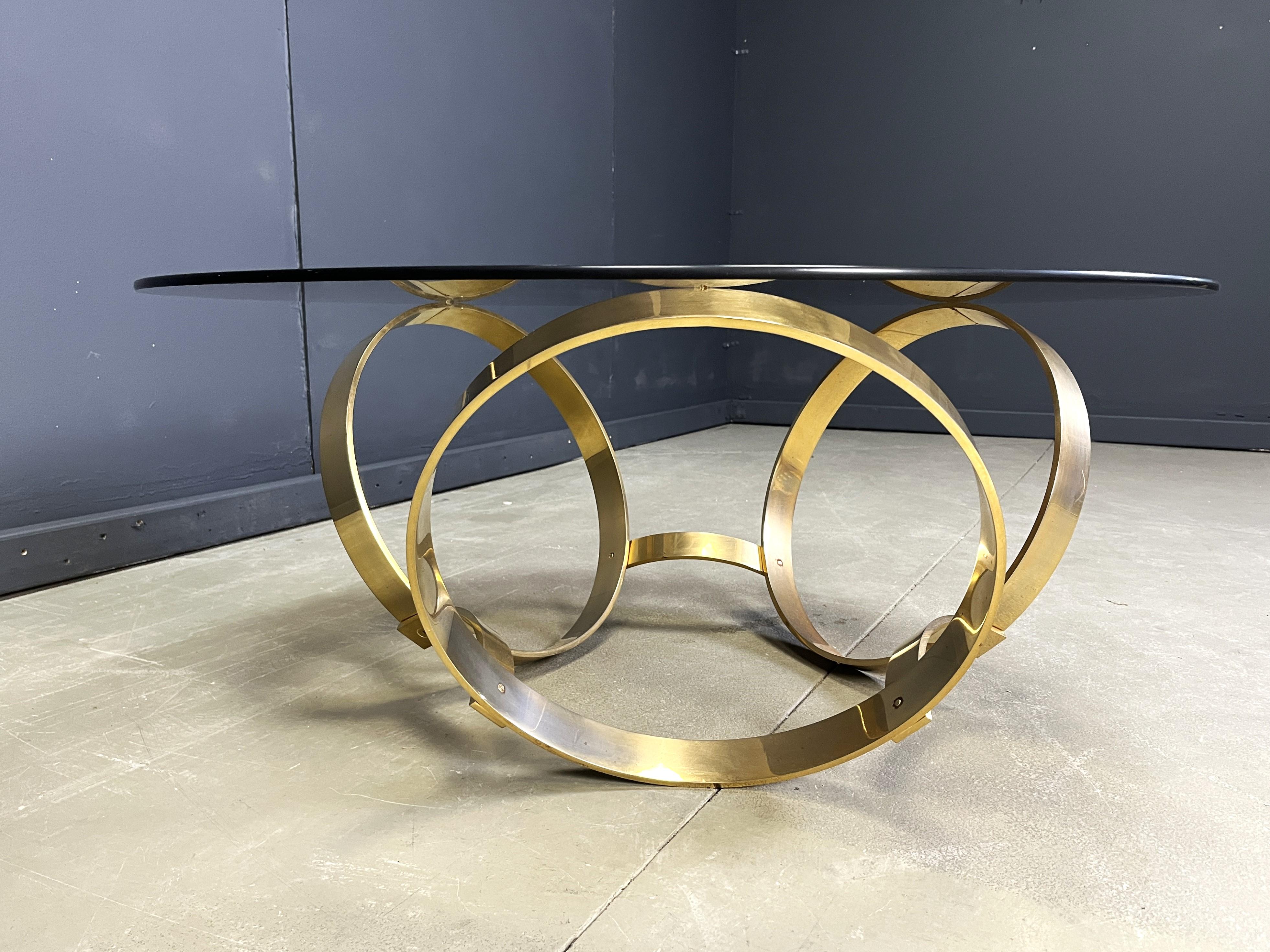 Table basse vintage attribuée à Knut Hesterberg, 1970 en vente 2