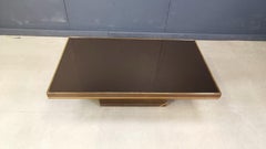 Vintage brass coffee table by Belgochrom, 1970s