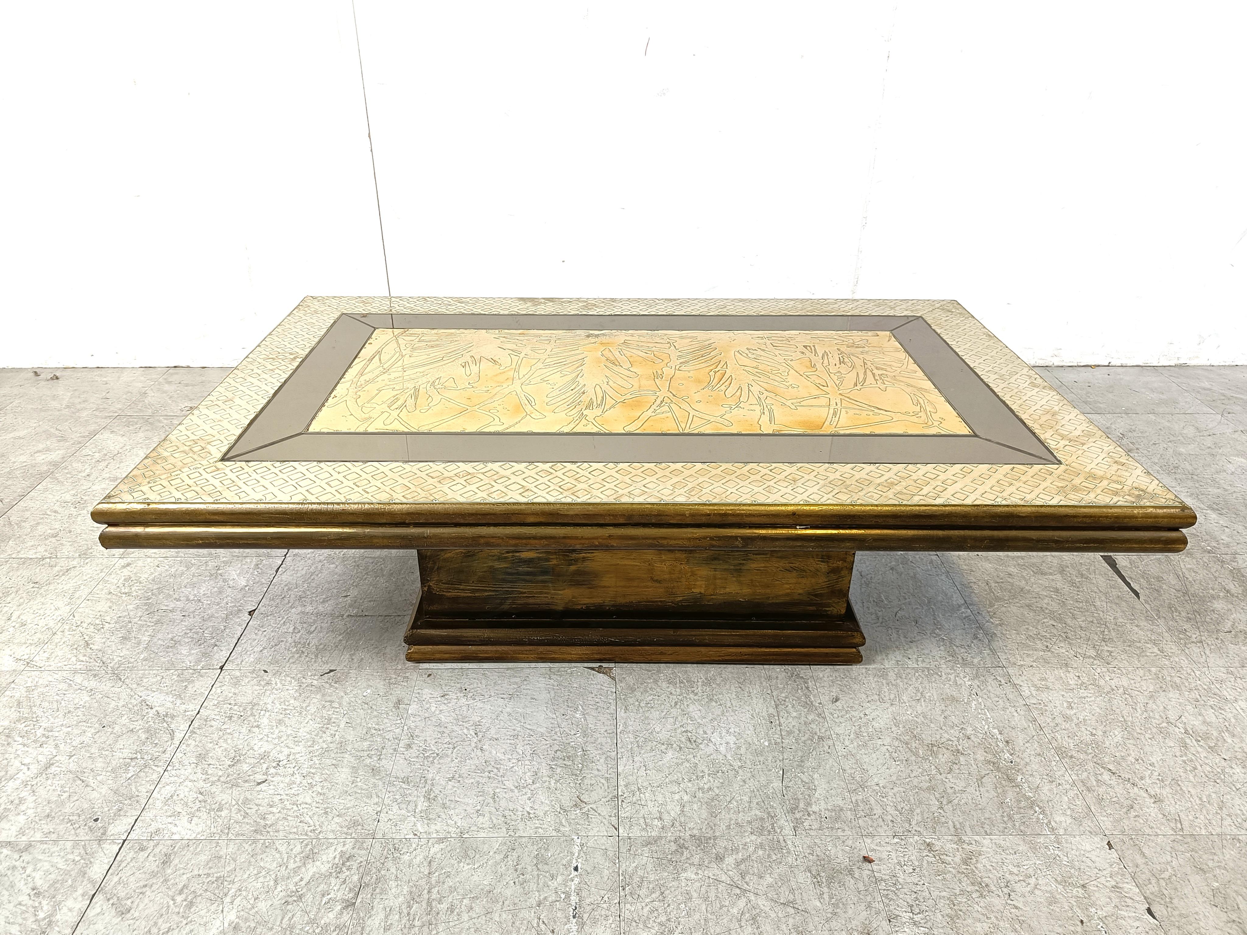 Table basse vintage Rodolfo Dubarry, 1970 Bon état - En vente à Leuven, Vlaams Gewest