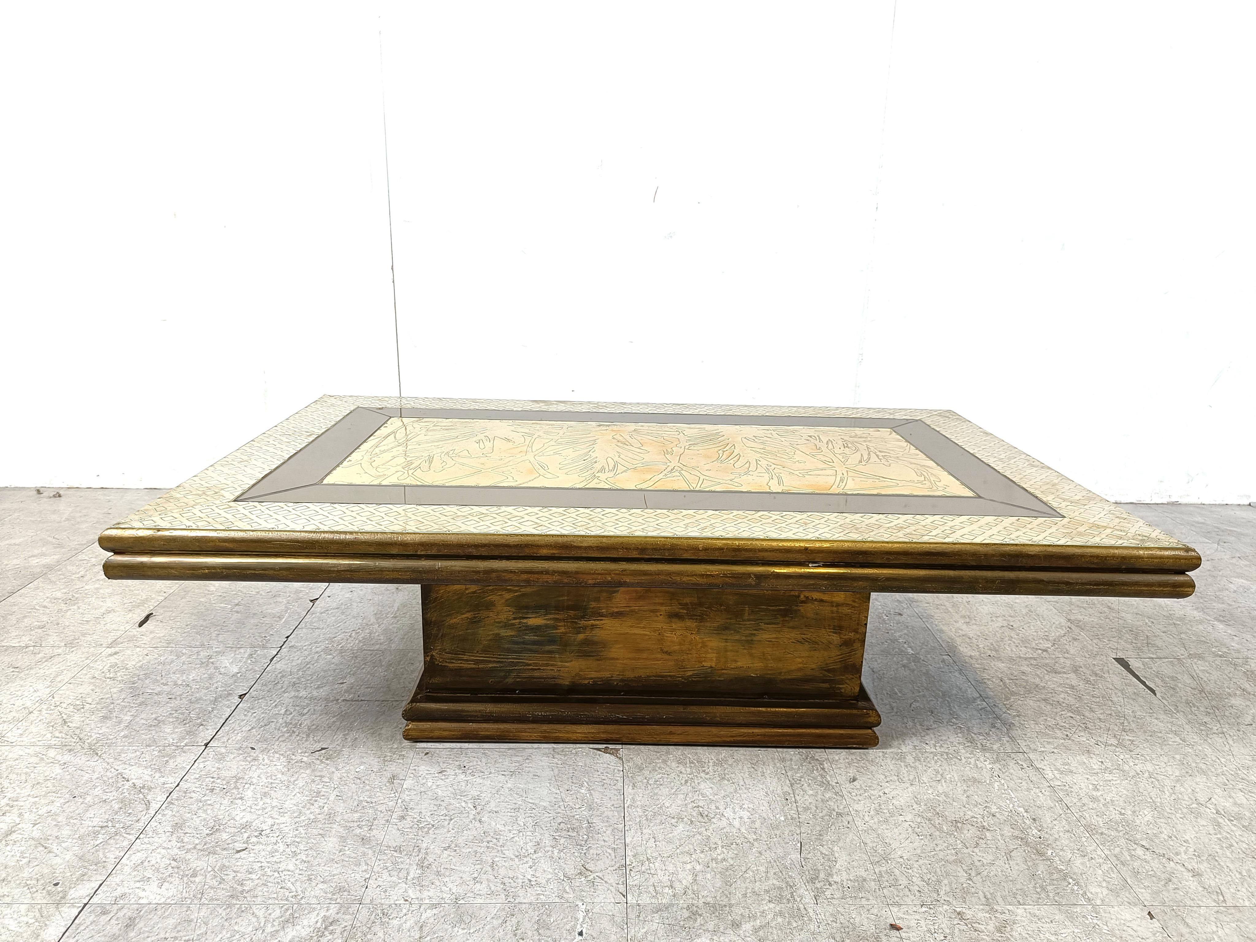 Fin du 20e siècle Table basse vintage Rodolfo Dubarry, 1970 en vente