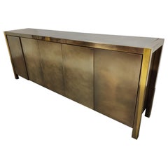 Vintage Brass Credenza by Belgochrom, 1980s