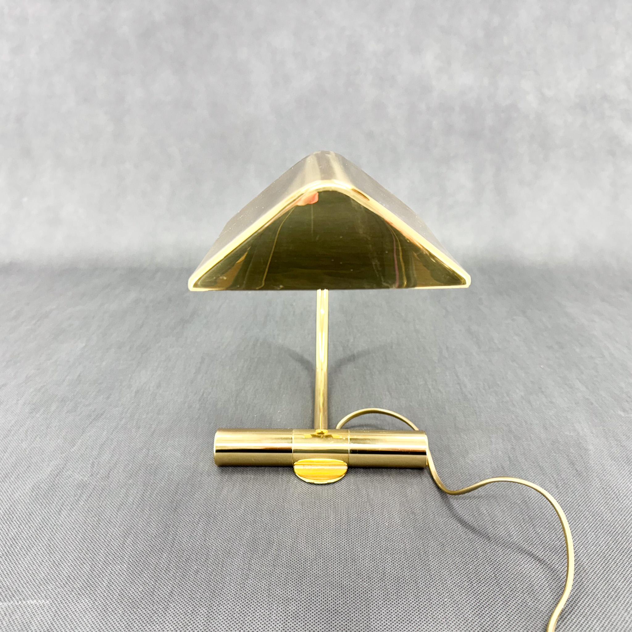 Vintage Brass Desk Lamp, 1970's For Sale 4