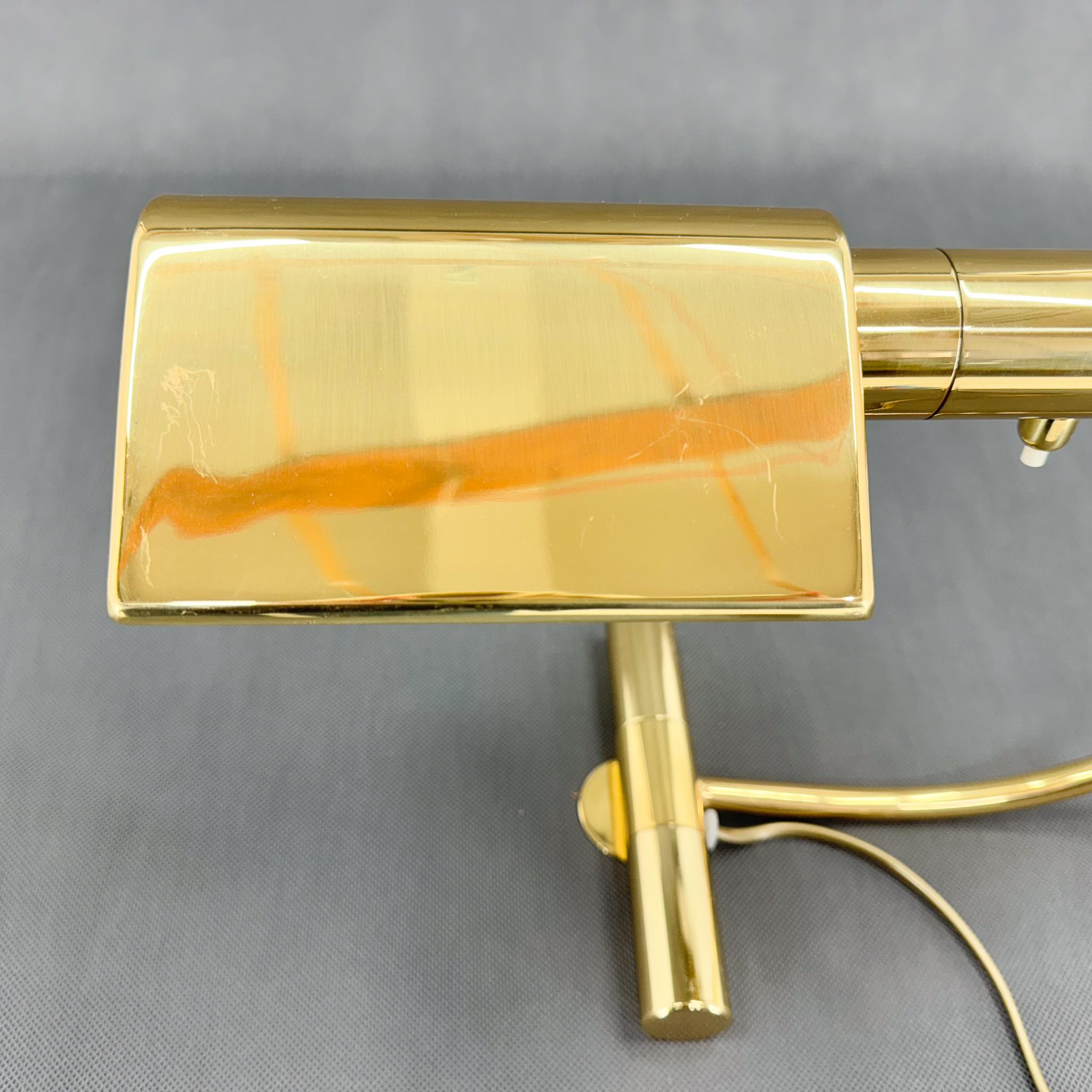 Vintage Brass Desk Lamp, 1970's For Sale 1