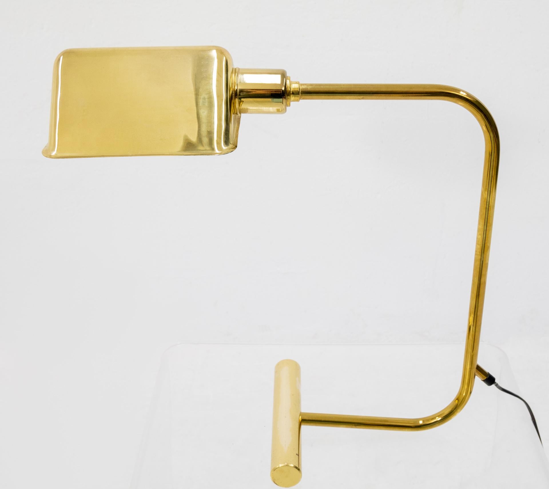 Vintage Brass Desk Lamp, 1970s 2