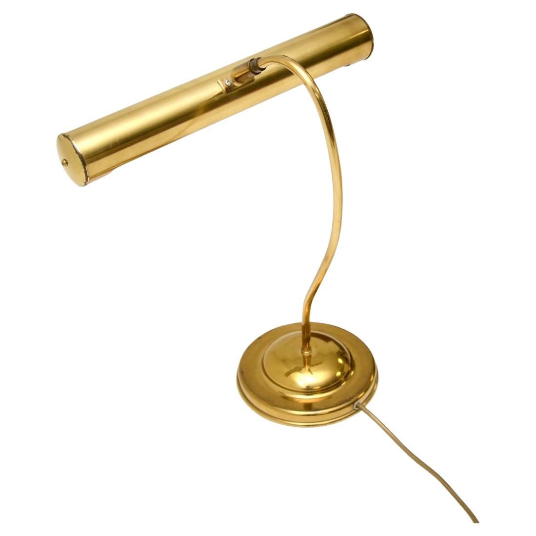Vintage Brass Desk Lamp