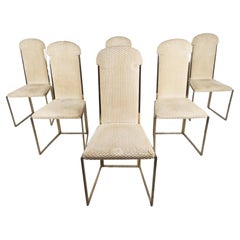 Vintage Brass Dining Chairs by Belgochrom, 1970s