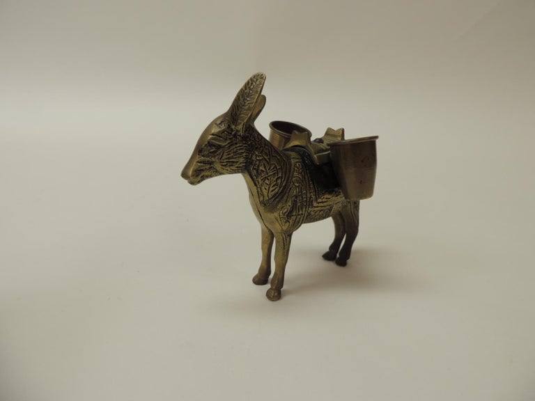 Vintage Brass Donkey Toothpicks Holder at 1stDibs donkey toothpick holder