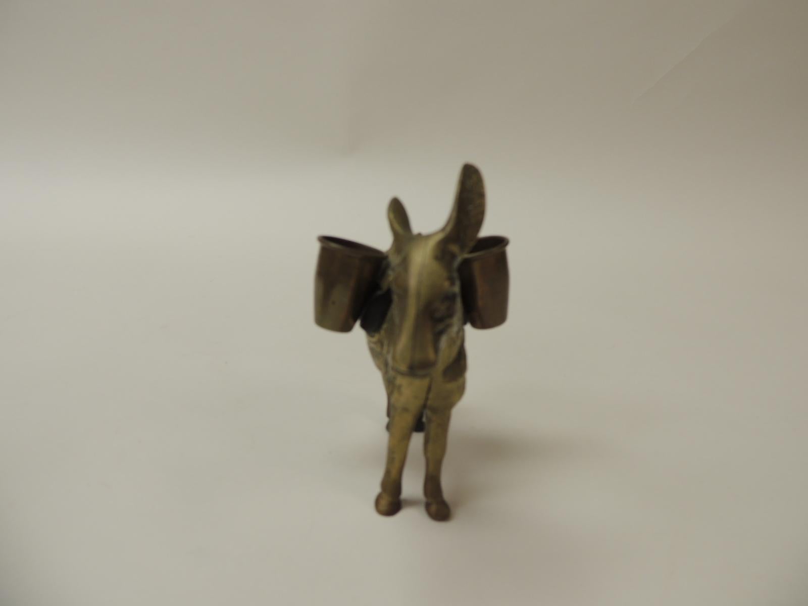 brass donkey figurine