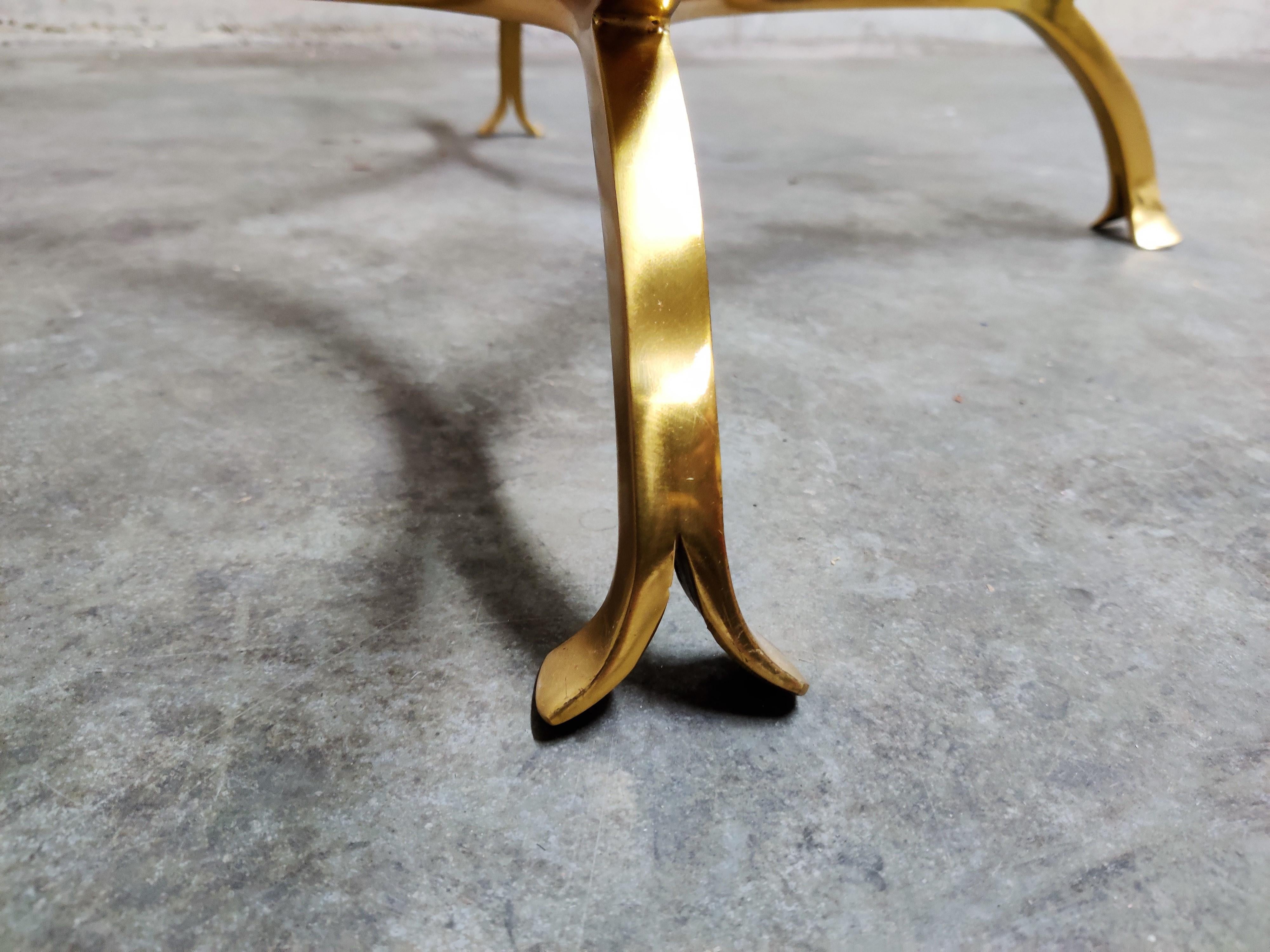 Vintage Brass Duck Coffee Table, 1970s In Excellent Condition In HEVERLEE, BE