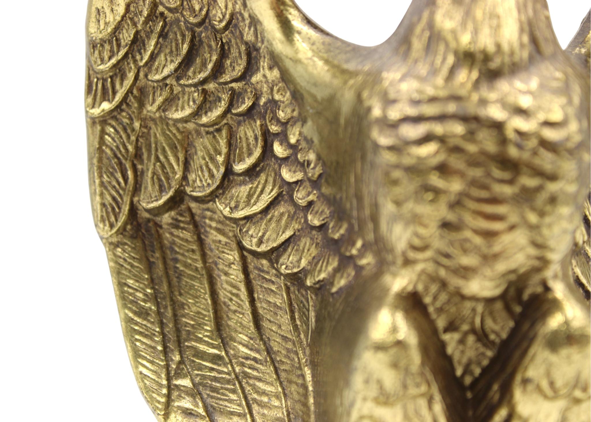 Vintage Brass Eagle Bookends For Sale 2
