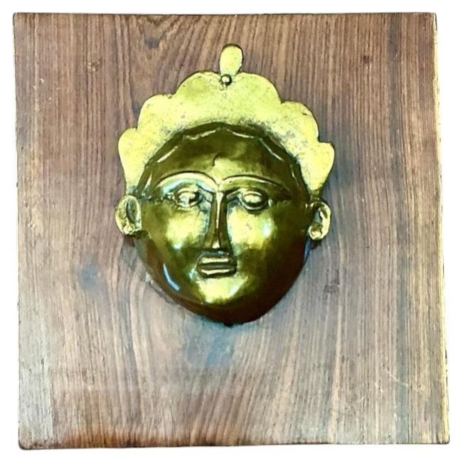Plaque frontale en laiton vintage