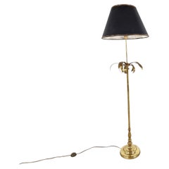 Vintage Brass Faux Bamboo Floorlamp, 1970s