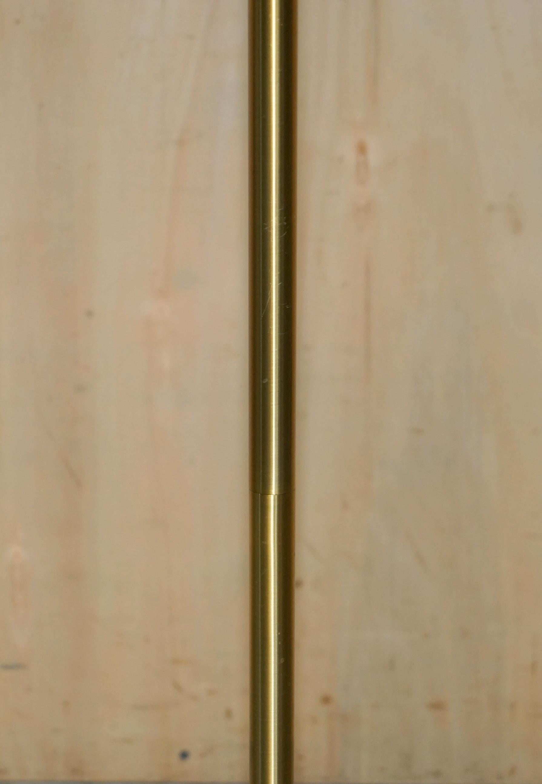 Contemporary VINTAGE BRASS FINISH RALPH LAUREN ARTICULATED SWING ARM FLOOR STANDING LAMp For Sale