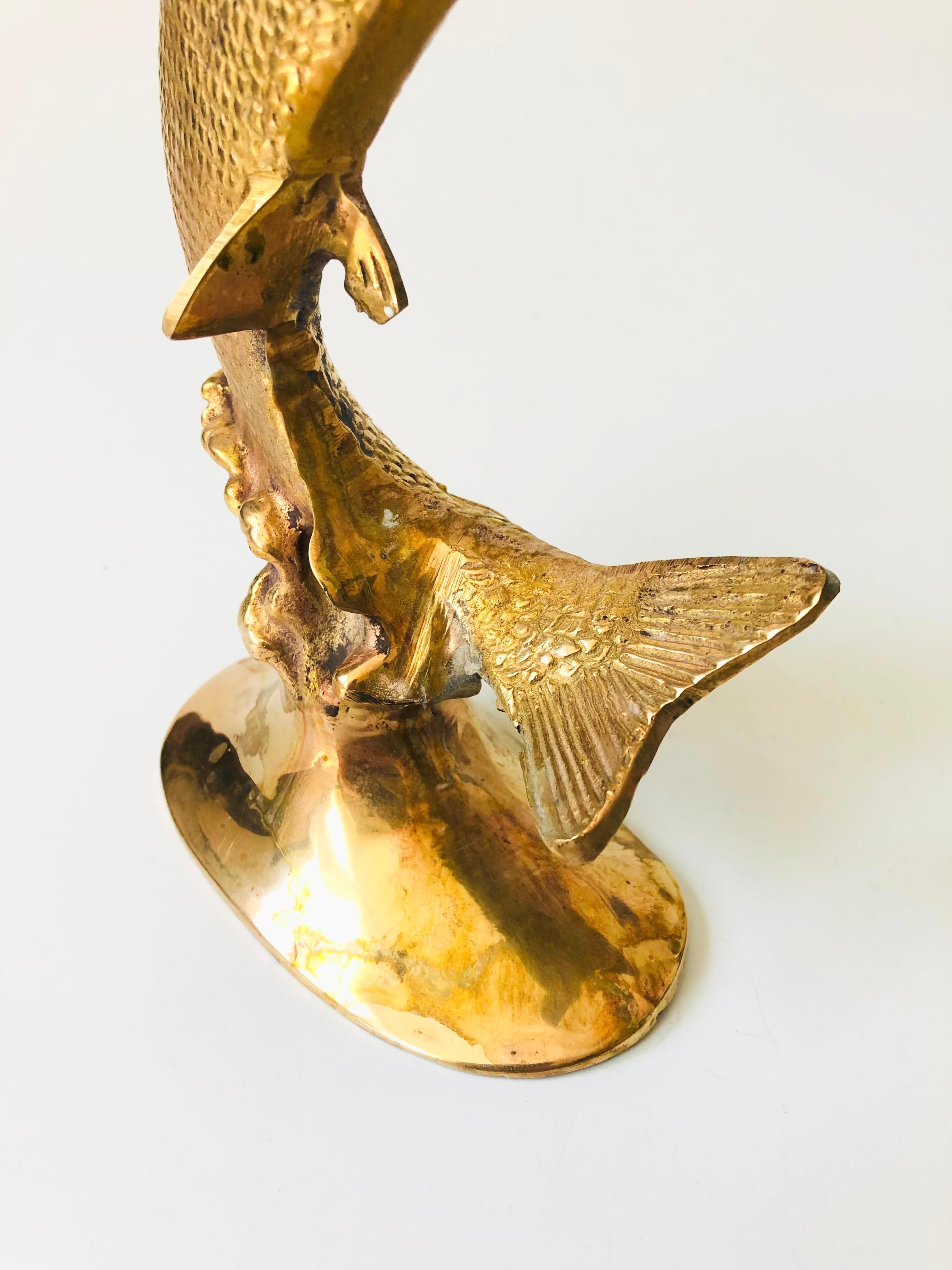 20th Century Vintage Brass Fish