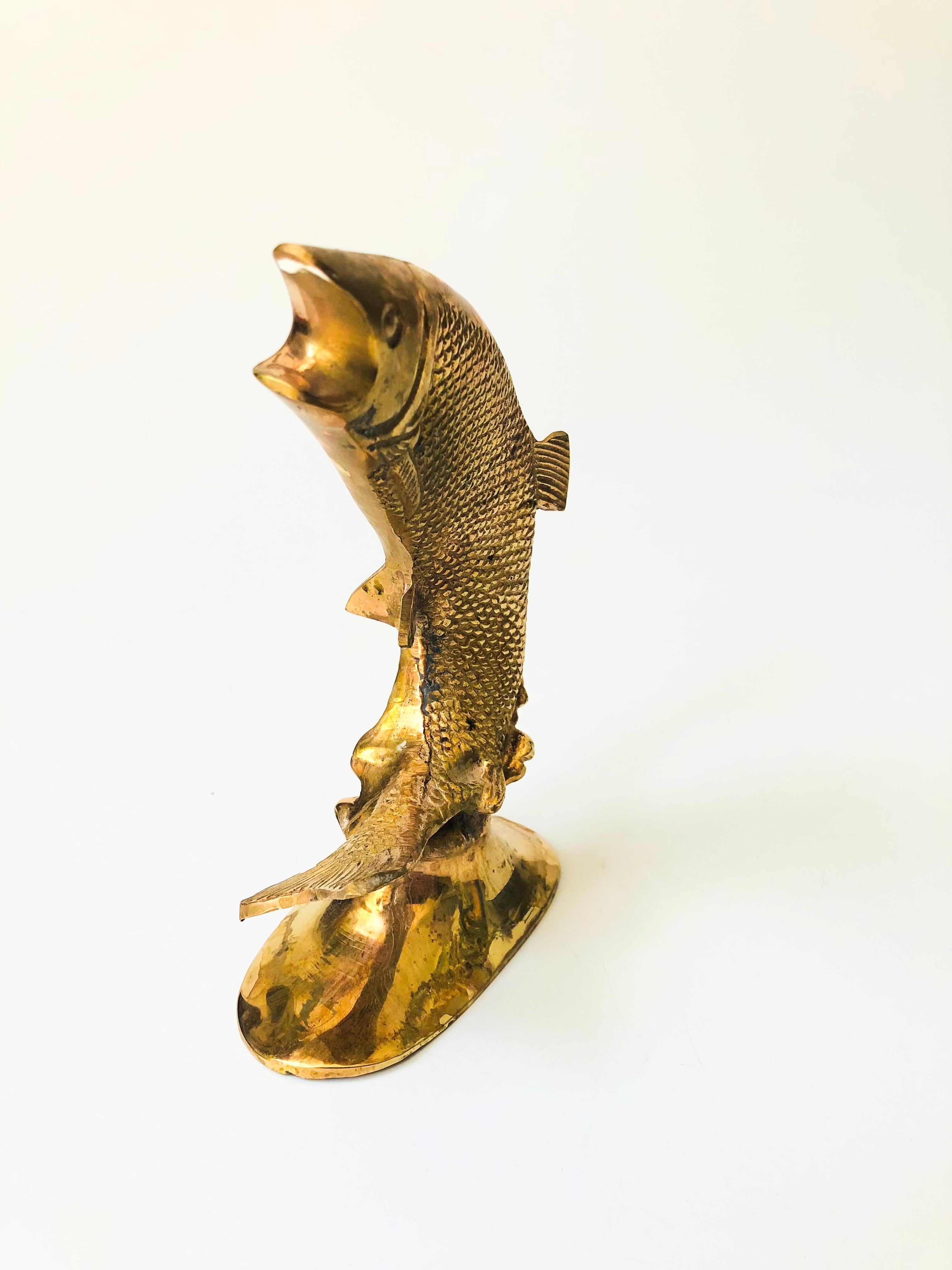 Vintage Brass Fish 1