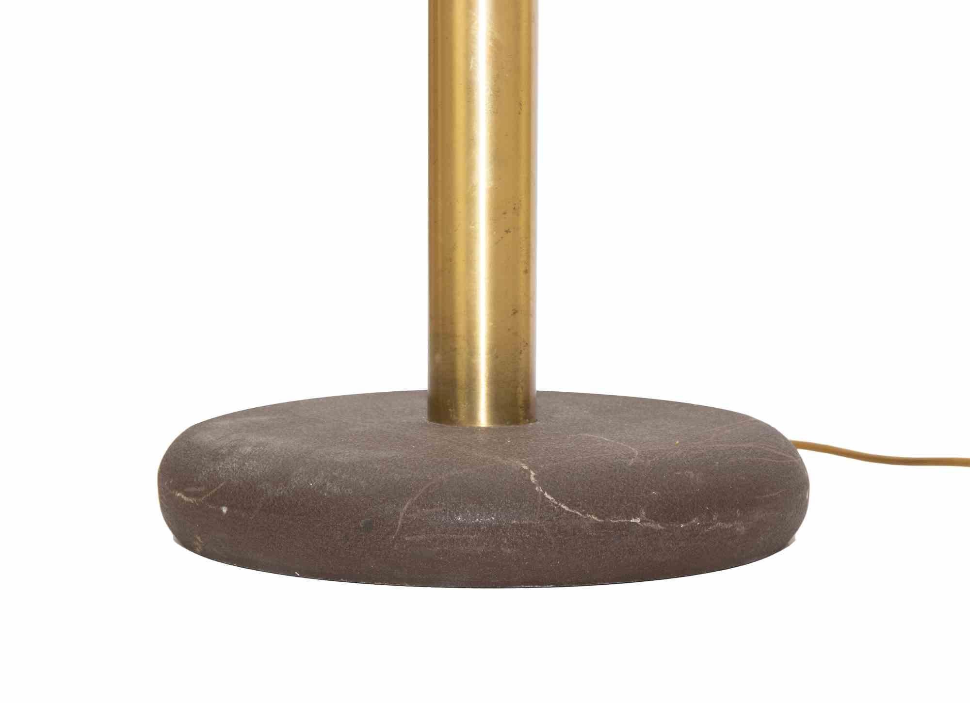 Italian Vintage Brass Floor Lamp Attributed to Goffredo Reggiani, 1970s For Sale
