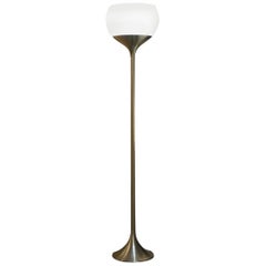 Vintage Brass Floor Lamp by Harvey Guzzini, 1970s