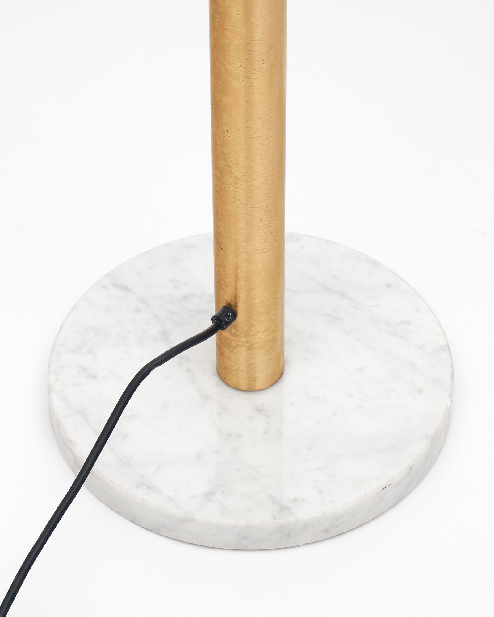 Vintage Brass Floor Lamp by Reggiani 3