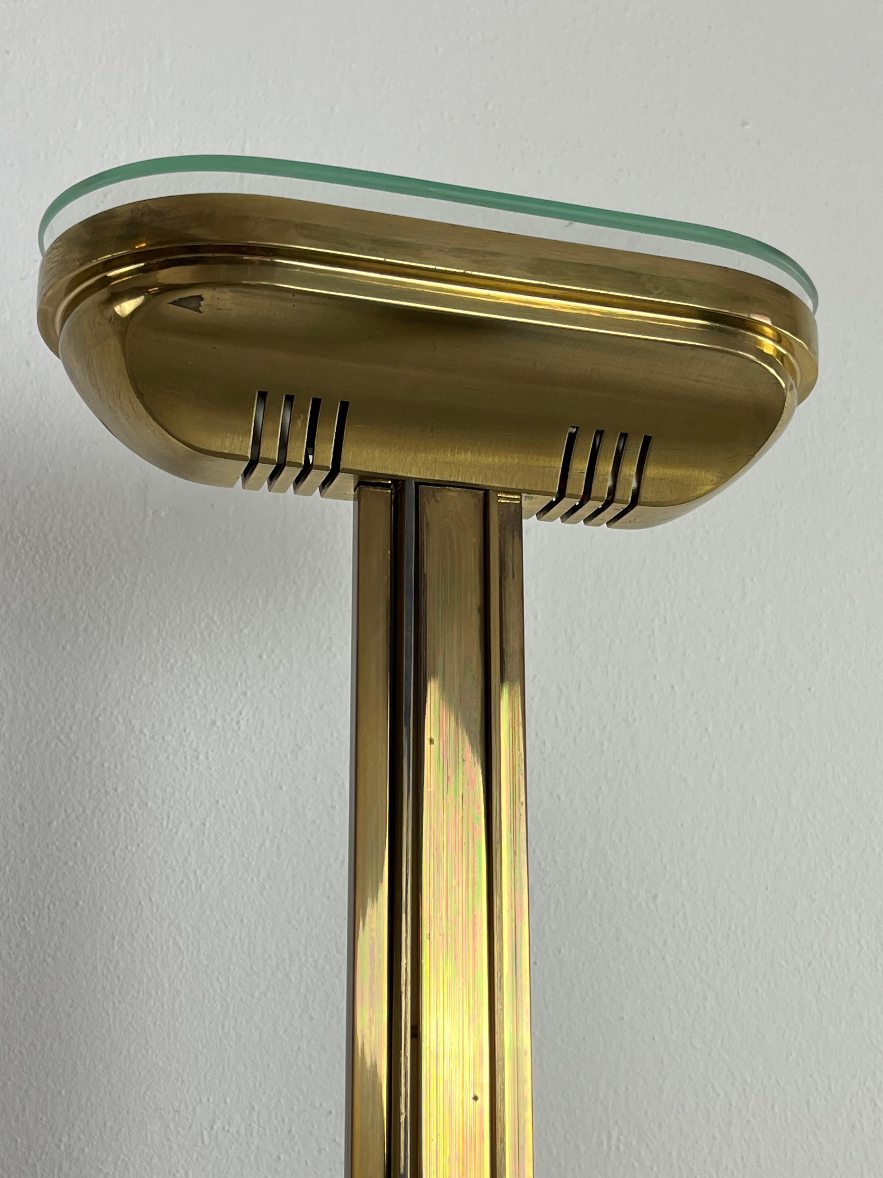 Vintage-Stehlampe aus Messing, italienisches Design, 1980er Jahre (Italienisch) im Angebot