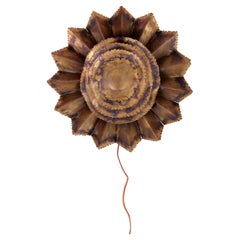 Blumen-Wandleuchte aus Messing von Svend Aage Holm Sørensen für Holm Sørensen