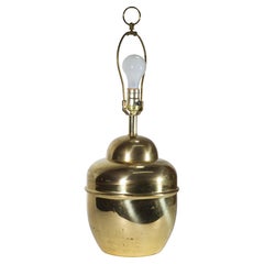 Vintage Messing Ingwer JAR Tischlampe
