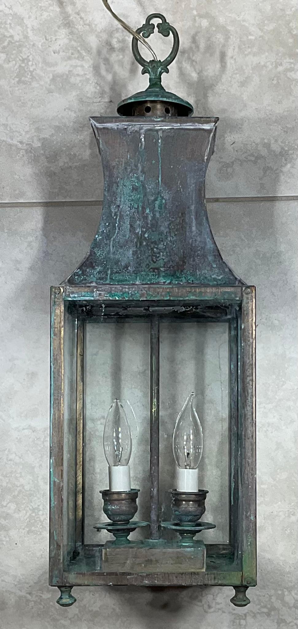 Vintage Brass Hanging Lantern 1