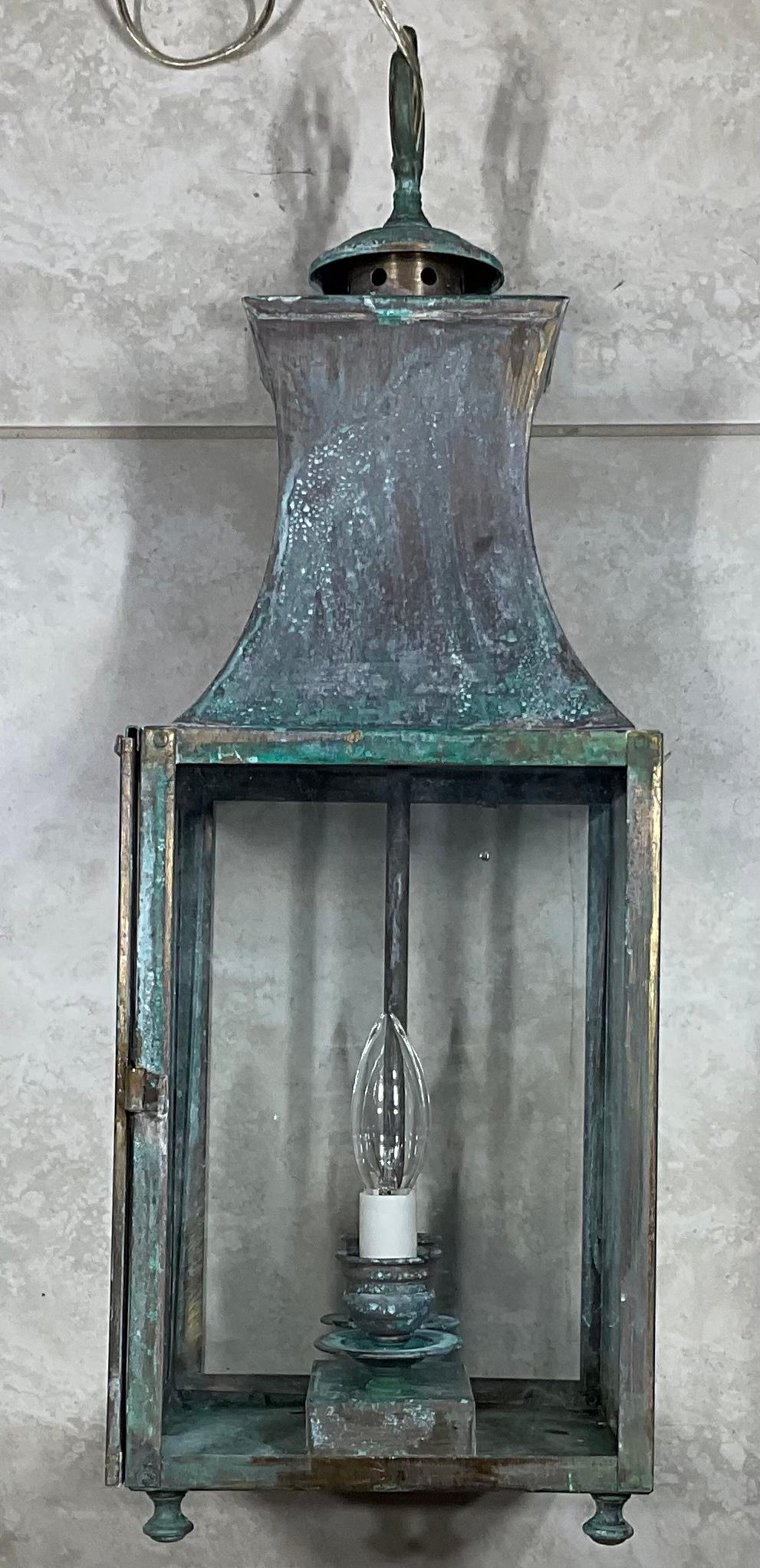 Vintage Brass Hanging Lantern 2
