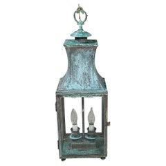 Vintage Brass Hanging Lantern