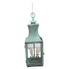 Vintage Brass Hanging Lantern