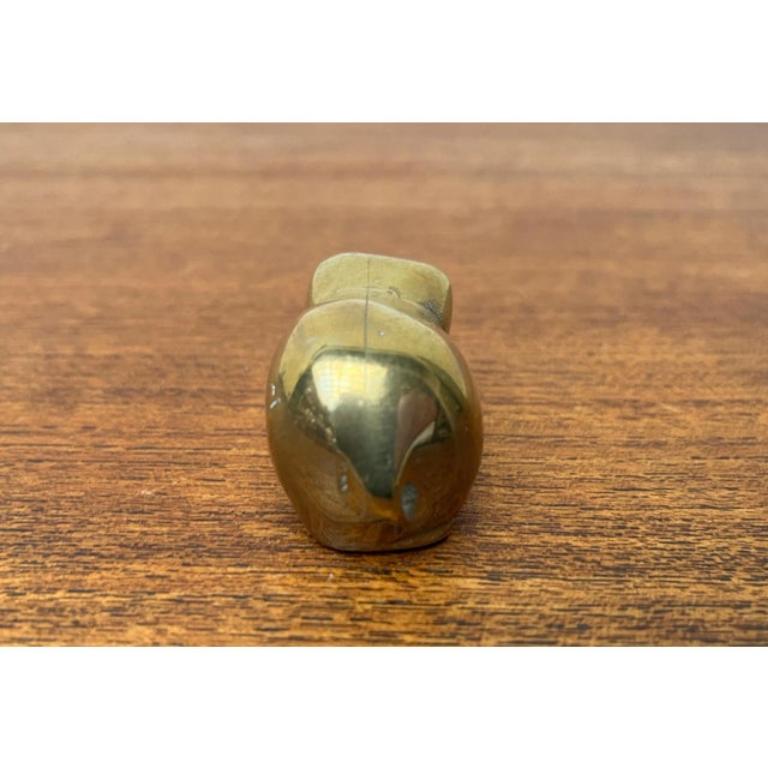 Hippo-Figur aus Messing, 1970er-Jahre im Zustand „Hervorragend“ im Angebot in Hamburg, DE
