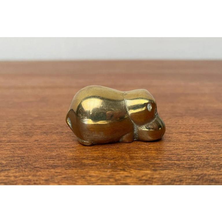 Hippo-Figur aus Messing, 1970er-Jahre (20. Jahrhundert) im Angebot