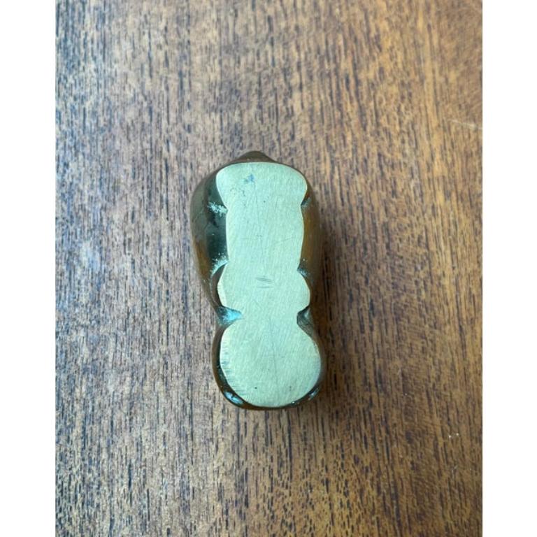 Hippo-Figur aus Messing, 1970er-Jahre im Angebot 4