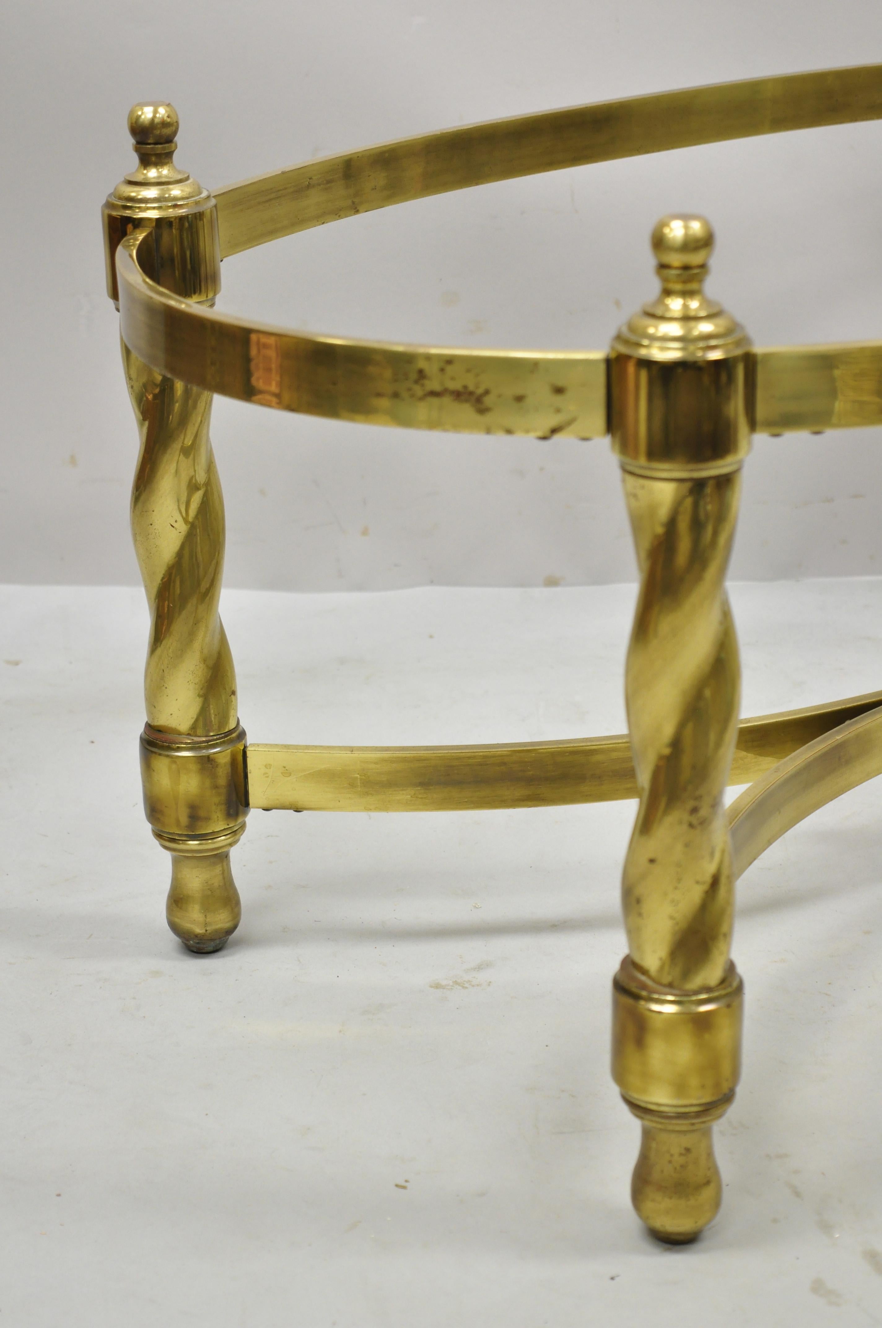 vintage brass table base