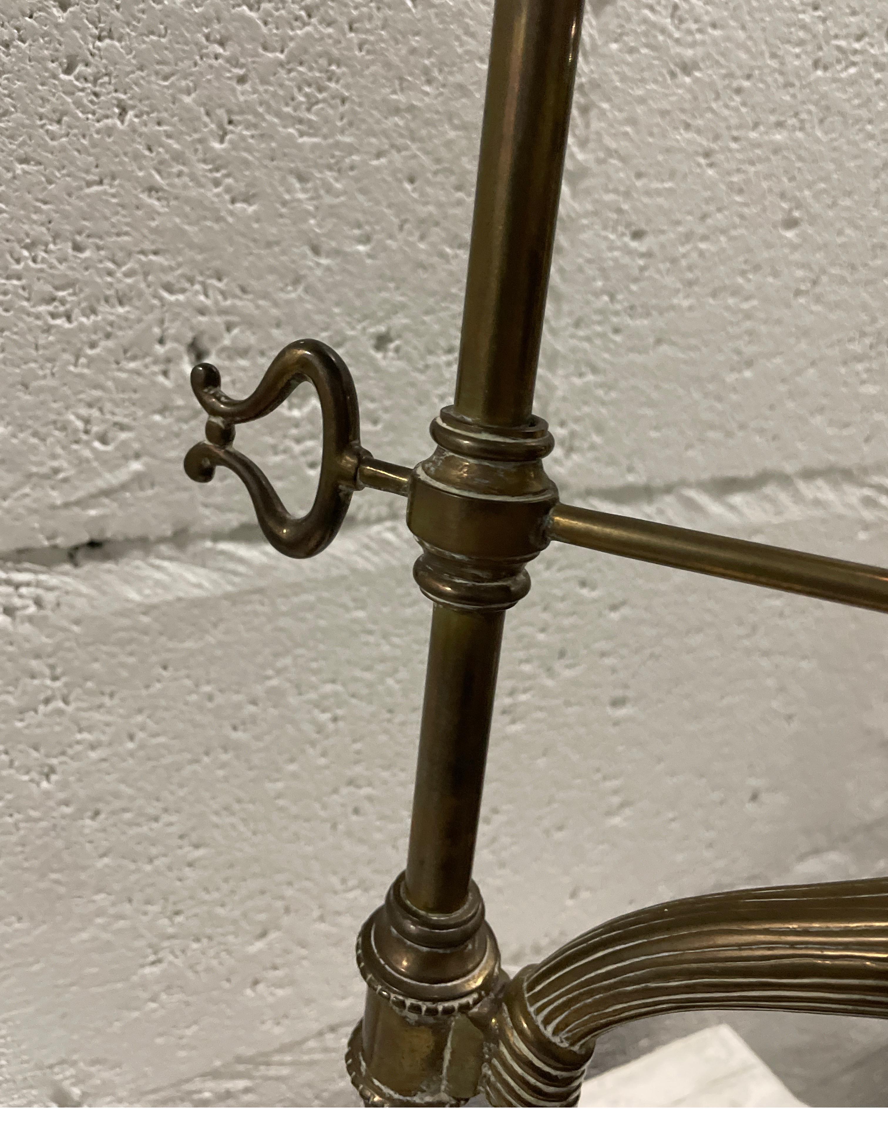 Vintage Brass Horn of Plenty Desk Lamp by Chapman For Sale 8