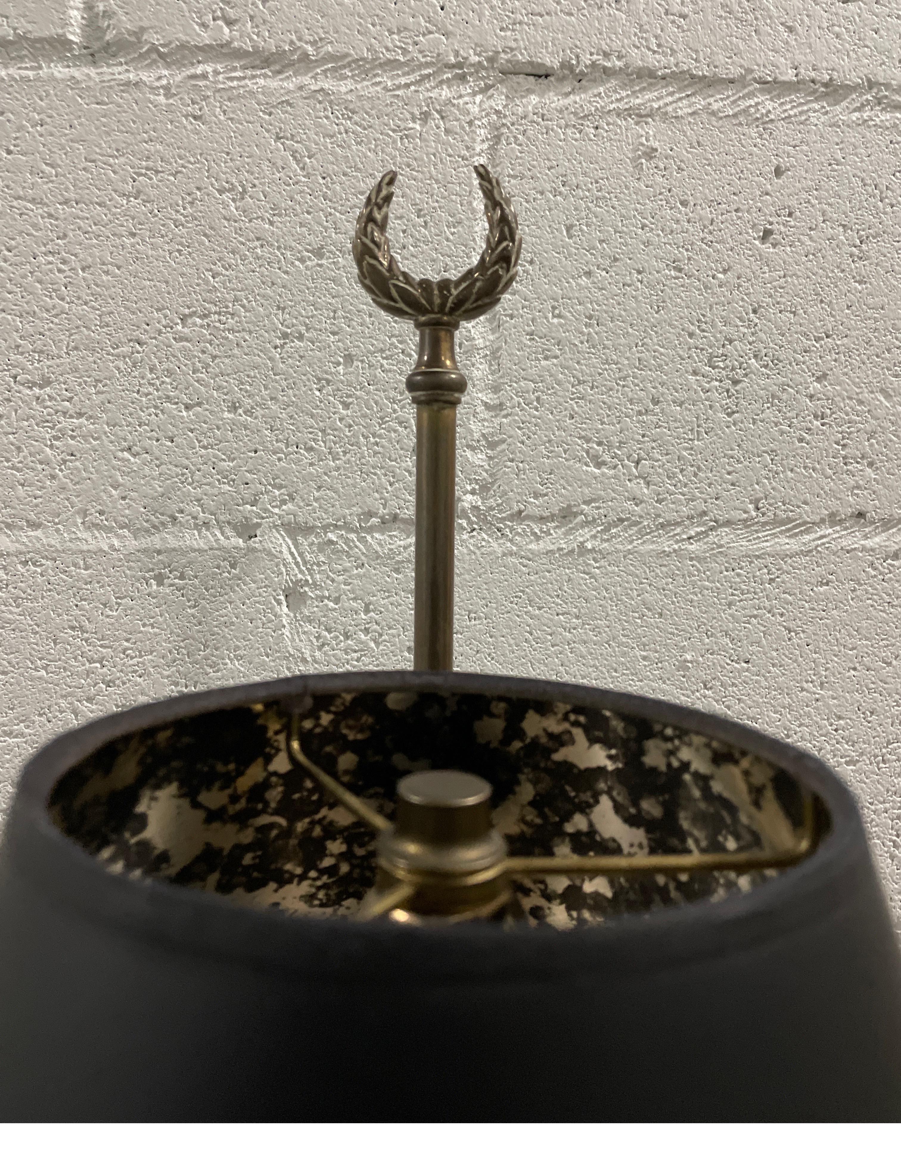 Vintage Brass Horn of Plenty Desk Lamp by Chapman 4