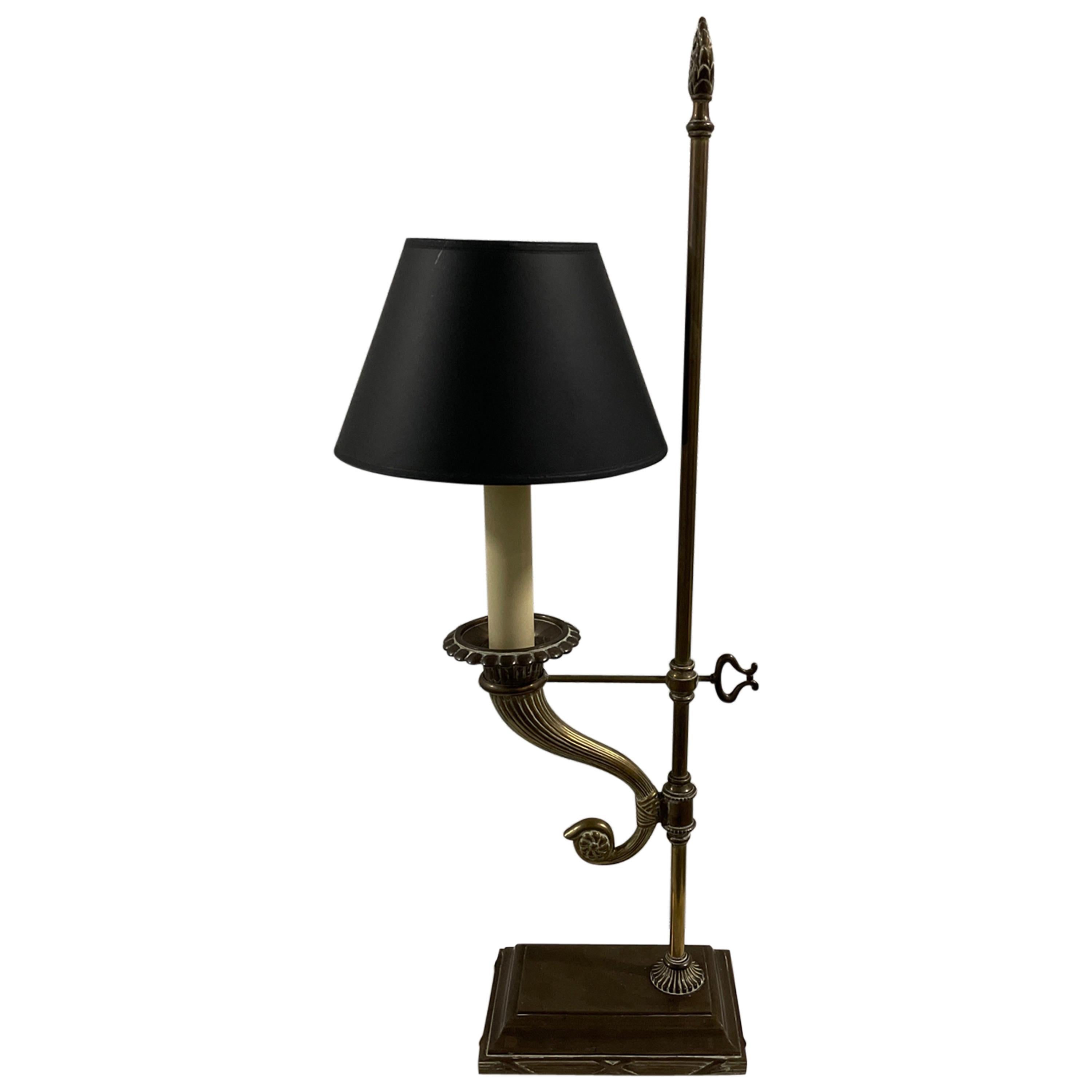 Vintage Brass Horn of Plenty Desk Lamp by Chapman For Sale