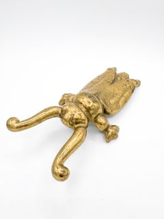 Vintage Brass Insect Boot Jack – Canadian Made Bug-Shaped Shoe Remover, 1970s