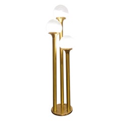 Vintage Brass Italian Floor Lamp, 1970s