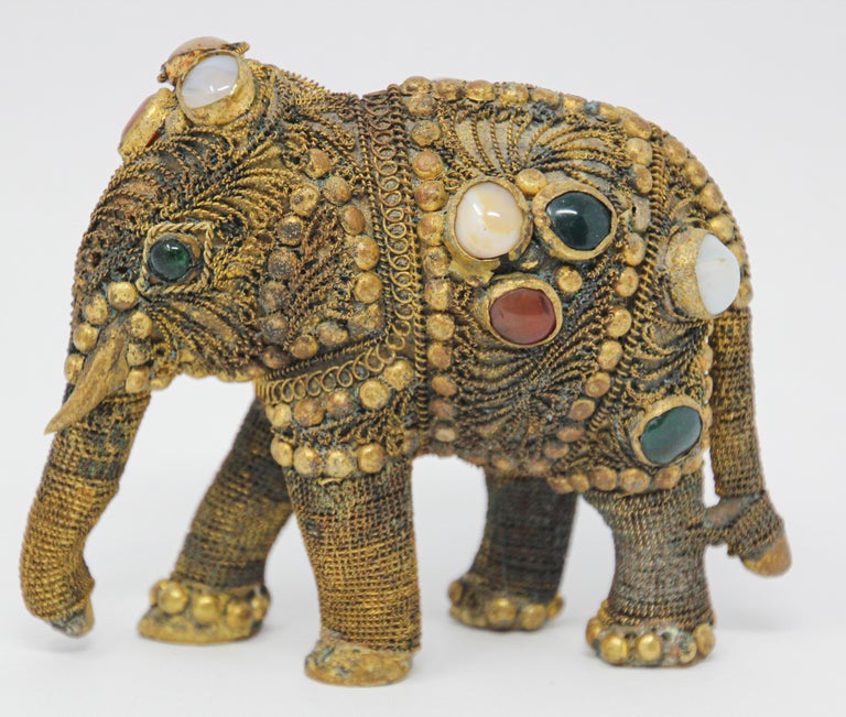 bemalter indischer Elefant