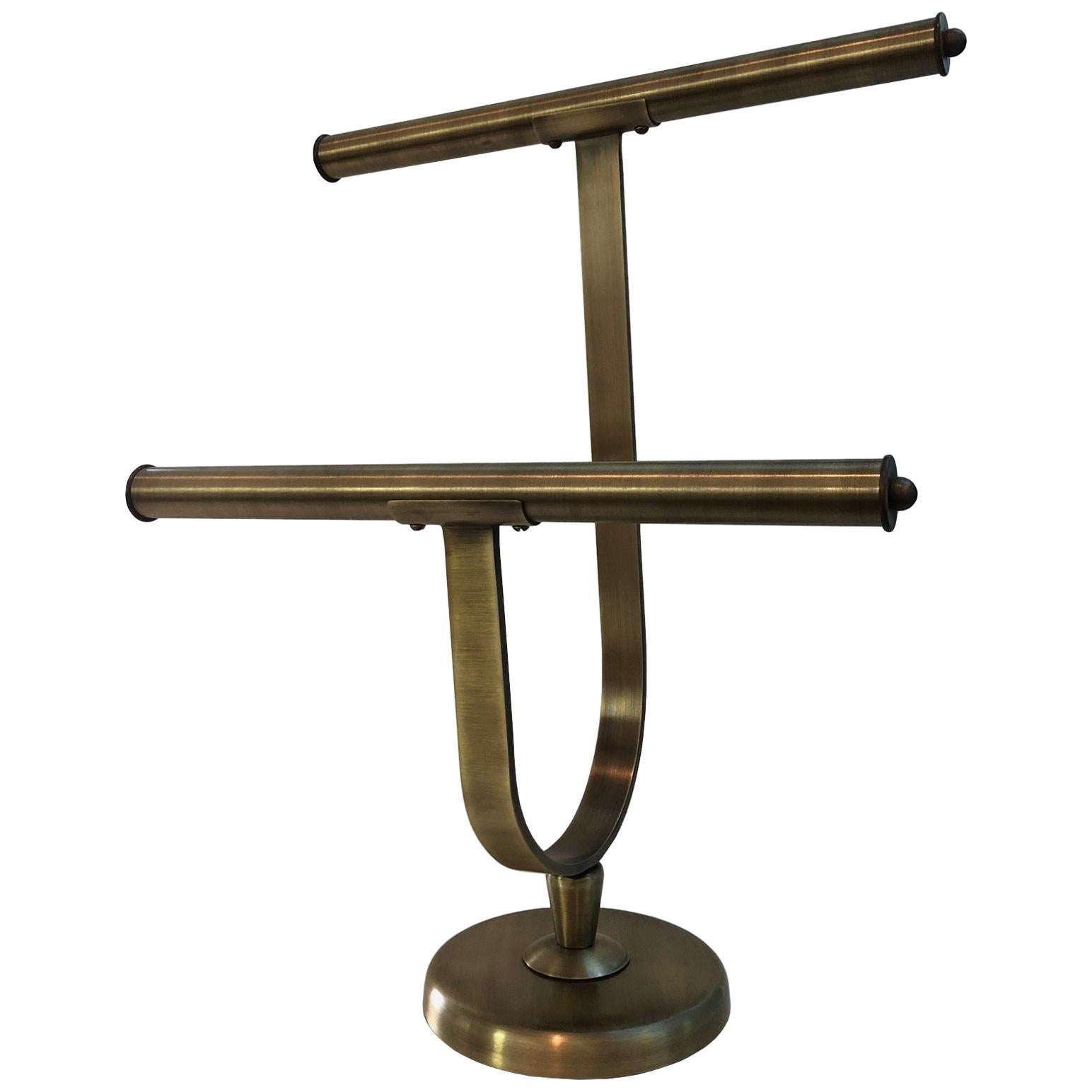 Schmuck- oder Krawattenhalter aus Messing von Charles Hollis Jones im Angebot