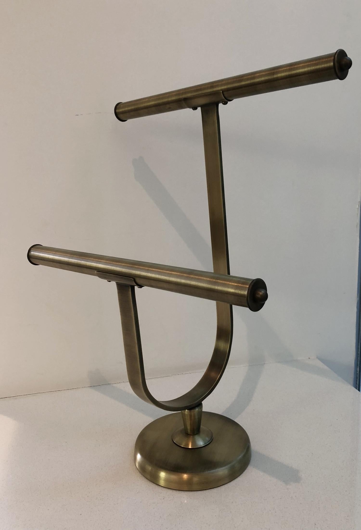 Vintage Brass Jewelry or Tie Holder by Charles Hollis Jones For Sale 1