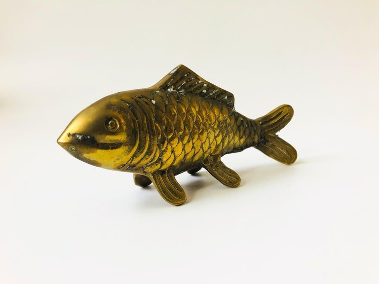 Vintage Brass Koi Fish at 1stDibs