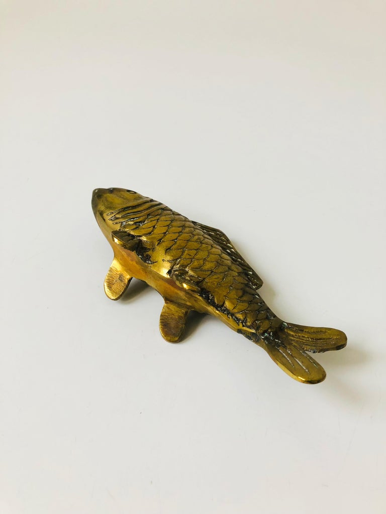 Vintage Brass Koi Fish at 1stDibs
