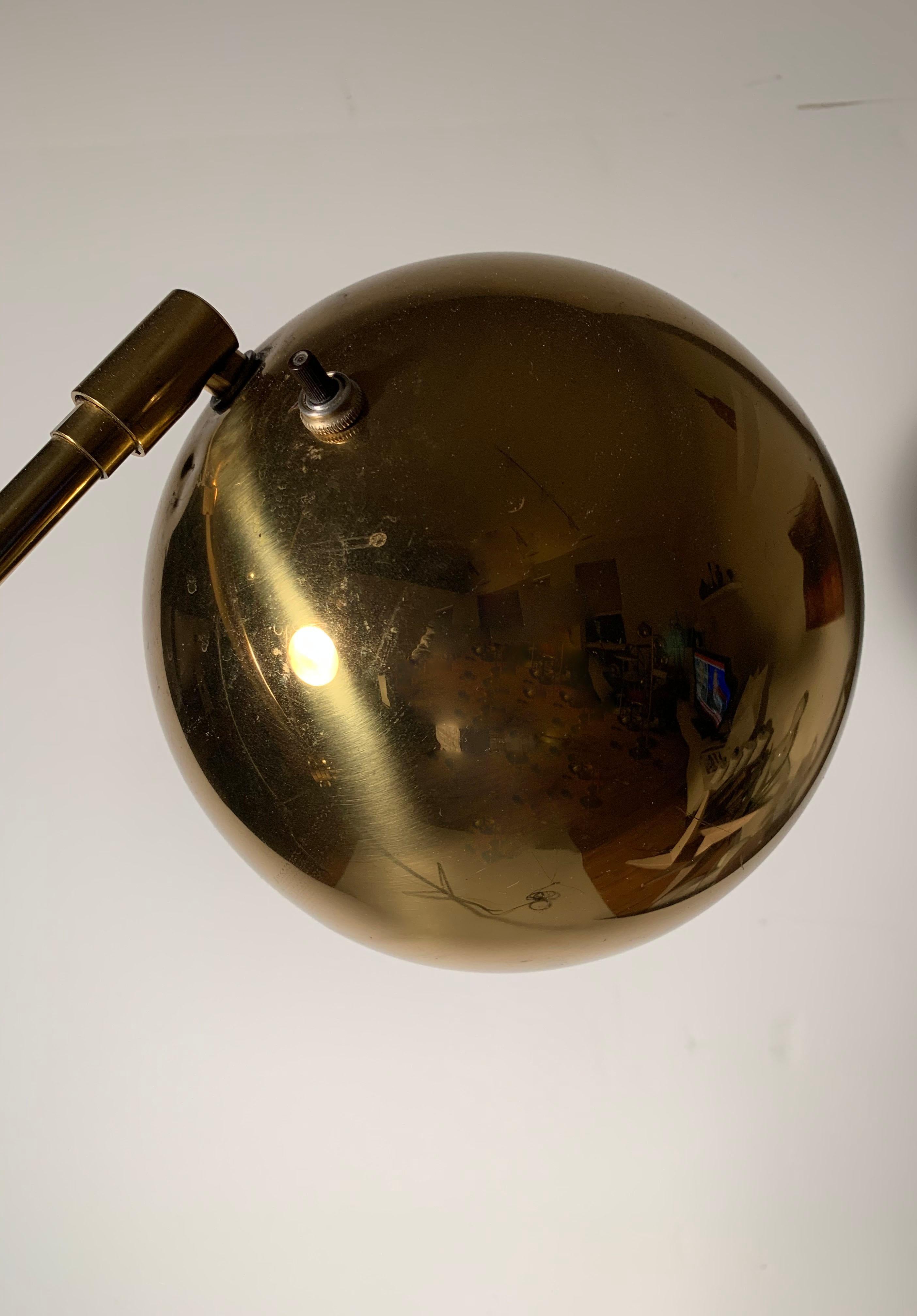 Vintage Brass Koch & Lowy Articulating Task Lamp For Sale 4