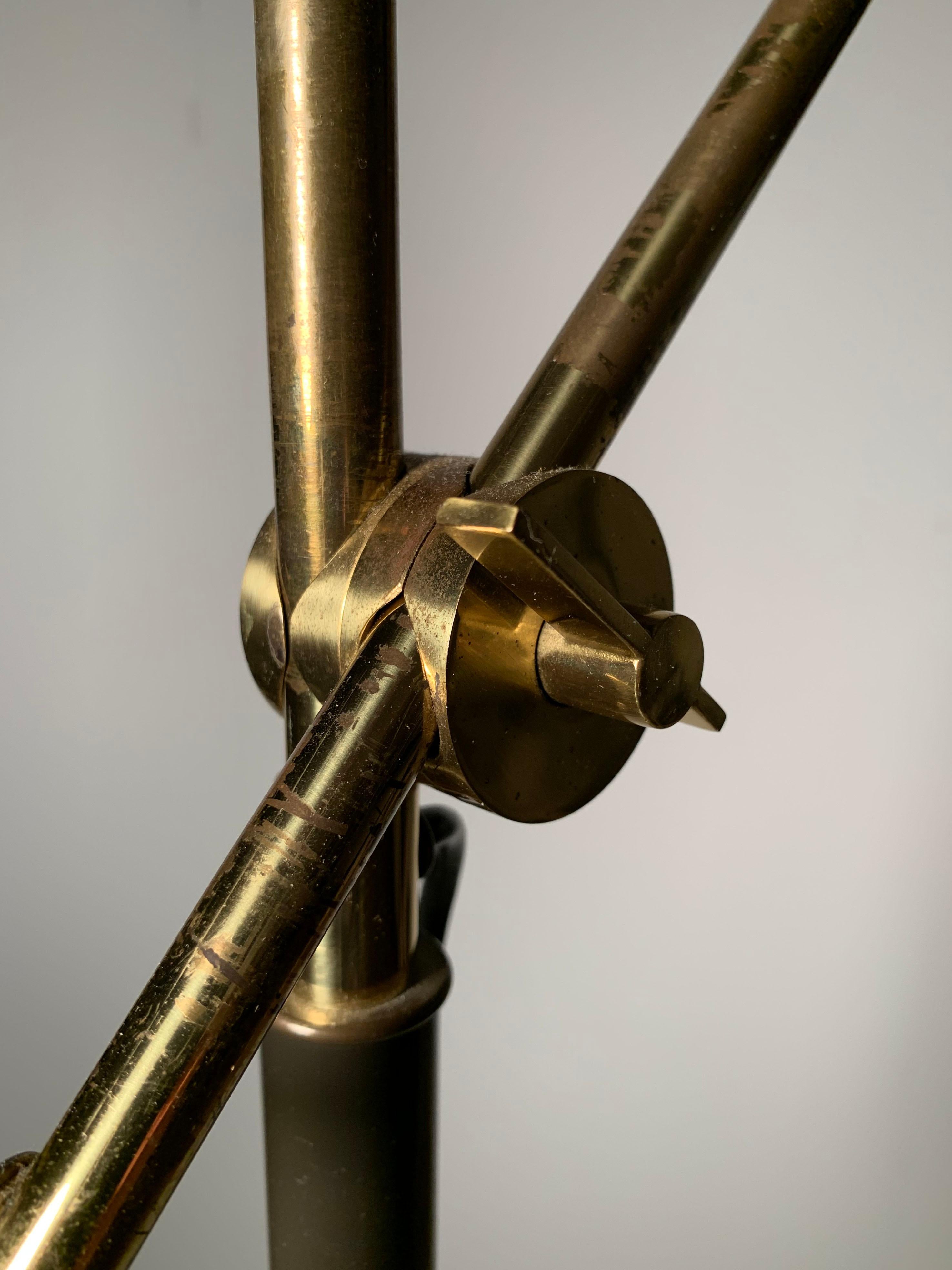 Vintage Brass Koch & Lowy Articulating Task Lamp For Sale 5